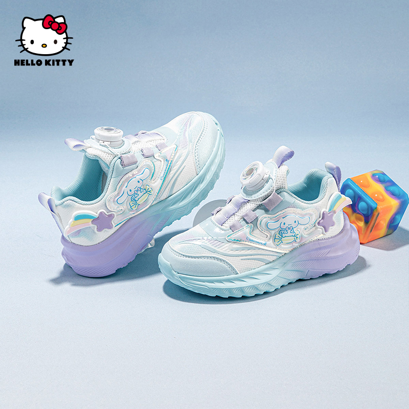 Hellokitty Cinnamon Dog Kidsren's Shoes Girls Spring New Casual Kidsren's Sports Shoes Cartoon Big Kidsren's Running Shoes