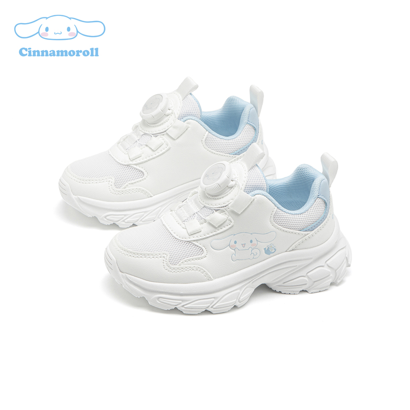 Hellokitty Children's Shoes Girls' Dad Shoes 2026 Spring New Mesh Girls' Sneakers with Rotating Buckle Running Shoes