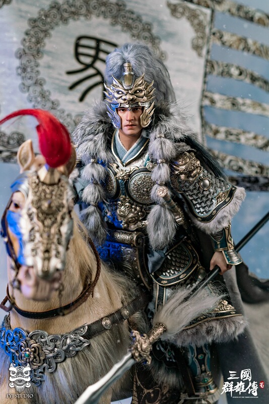 Fyj-Studio 1/6 Three Kingdoms Heroes: Cavalry General Jin Ma Chao Figure Fyj001-Abc in Stock