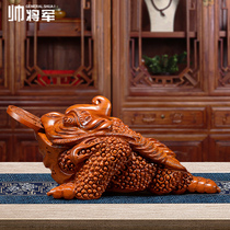 Wood Carving Golden Toad Property REAL WOOD LARGE NUMBER THREE FOOT GOLDEN TOAD RED WOOD ENGRAVING SHOP OPENING FOR A FENG SHUI CRAFT GIFT