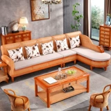 Высококлассный диван, плетеный комплект из натурального дерева, 3 предмета