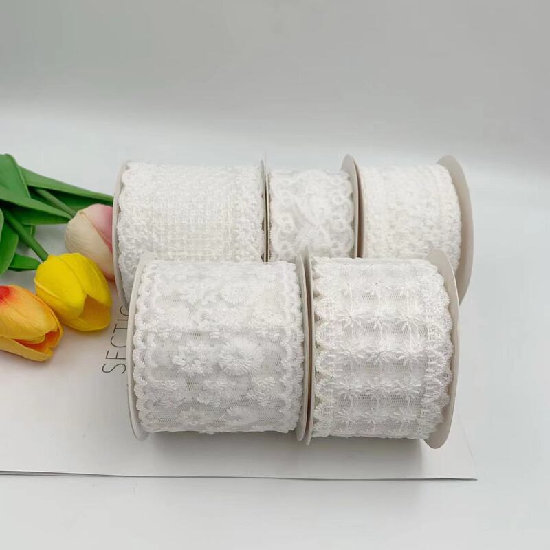 5 Yards of Water-Soluble Lace Trim DIY Handmade Bow Lolita Headwear Decorative Lace Material Accessories