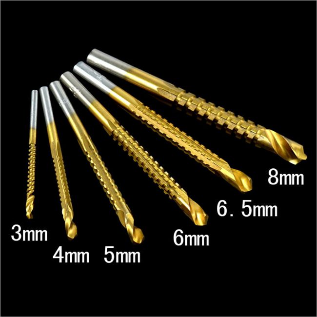 Cưa khoan chế biến gỗ khoan bit nhà máy trực tiếp 3-8mm công cụ phần cứng quảng cáo công cụ cắt rãnh khoan răng cưa lưỡi cưa đĩa ma sát