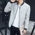 Áo khoác nam nam mùa thu 30 áo khoác nam mùa thu 35 tuổi Áo sơ mi nam trung niên trẻ trung với bím tóc áo khoác kaki Áo khoác
