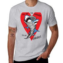 Shark To My Tornado T-Shirt summer tops vintage clothes Blou