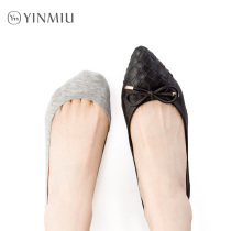 4 pairs of boat Socks women do not fall in summer thin socks deodorant single shoes silicone non-slip super shallow invisible socks