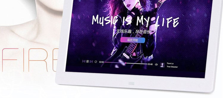 10-inch 13-inch 15-inch 17 inch 19 inch 22 inch 24-inch siêu độ nét cao kỹ thuật số khung ảnh treo tường quảng cáo album điện tử - Khung ảnh kỹ thuật số khung ảnh kỹ thuật số sony	