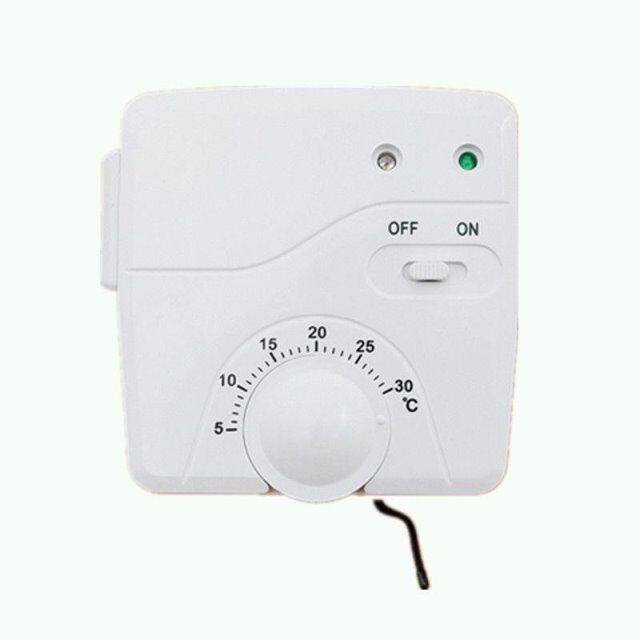 Carbon crystal heater thermostat wall heating mural adjustable temperature controller floor heater intelligent automatic opening