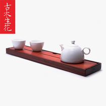 New Chinese solid wood Zen Dried Bubble Table Tea Tray Tea Sea Rectangle Brief small tea tray Home Japanese style tea Tootto