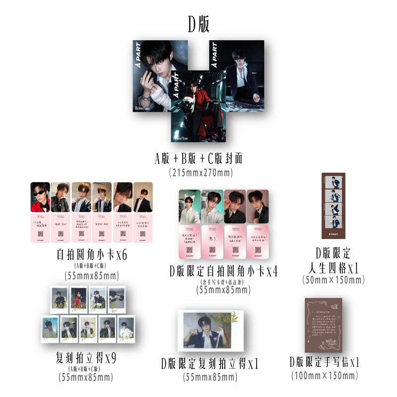 In-Stock, Quick Delivery, Li Zhi Liang Magazine Apart Magazine Photo Card Set, Brand New and Authentic