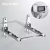 ✅304 Stainless steel microwave oven rack Kitchen Electric oven hanger Shelf Wall-mounted bracket adjustable