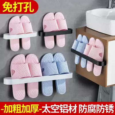 Bathroom toilet Mop Mop rack wall-mounted adhesive hook hanging wall hanging wall dressing room Non-punching supplies Household Encyclopedia