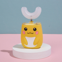 Childrens electric toothbrush u-shaped panda 3 to 6 years old 2-6-12 foam toothpaste silicone adult u-row shape