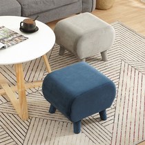 Small bench Household creative European-style small stool Low stool padded cloth stool Sofa stool sitting stool foot collapse living room bench