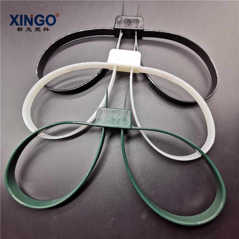 New light plastic Self-locking double-buckle double-ring strap 12X700 bundled with 5 strips of packing nylon rope Zrestraint-Taobao