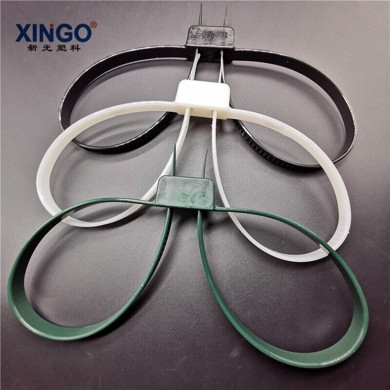 Xinguang Plastic Self-Locking Double Buckle Double Loop Cable Ties 12X700 Binding Straps 5-Pack Nylon Rope Ties Free Shipping