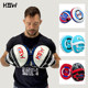 Hbw Boxing Air Target Is a Professional Boxing Target for Adults, Men and Women, Suitable for Muay Thai, Sanda, Fighting, Sparring, and Sports Training