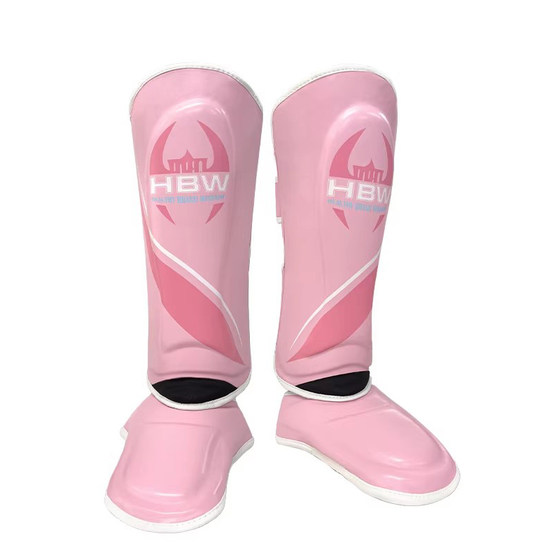 Hbw Children's Boxing Leg Guards, Martial Arts Fighting Shin Guards, Taekwondo Sports Training Thickened Leg Protection Gear