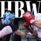 Hbw Lace-Up Boxing Gloves Professional Adult Men and Women Sanda Fighting Free Fighting Sports Training Tether Training Boxing Gloves