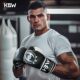 Hbw Boxing Gloves for Adults and Men Muay Thai Sanda Fighting Competition Training Fighting Sports Practical Classic Gloves