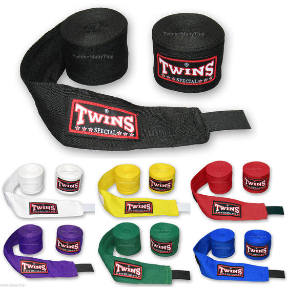 Twins Boxing Bandage Elastic Muay Thai Hand Wraps Sanda Hand Wraps Fighting Hand Protection Cloth Sports Fitness Boxing Bandage