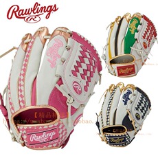 бейсбольная перчатка 【精品棒球】日本进口rawlings hoh高端炫彩粉绿蓝投手/内野手套