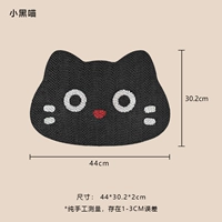 Голова черной кошки