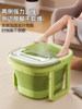 Foot Bath Bucket for Home Use, Foldable, Thickened, Insulated, Over-The-Knee, Calf-Length, Portable, Health-Preserving Foot Washing Bucket, Foot Massage Basin