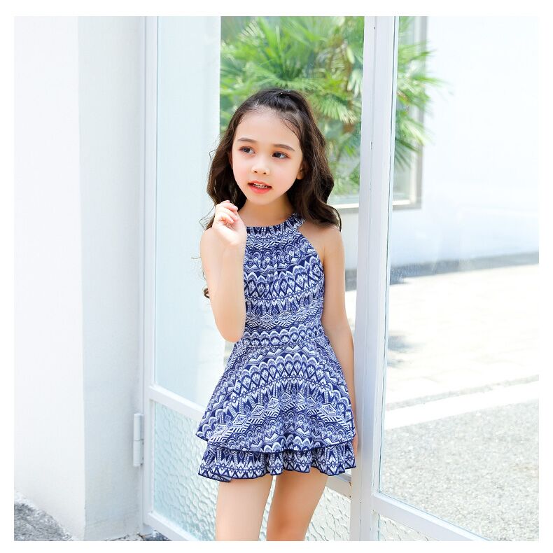 Đồ bơi cho trẻ em gái Váy chia nhỏ và vừa Trẻ em Công chúa bé Đồ bơi dễ thương 3-4 tuổi - Bộ đồ bơi của Kid mua do boi cho be