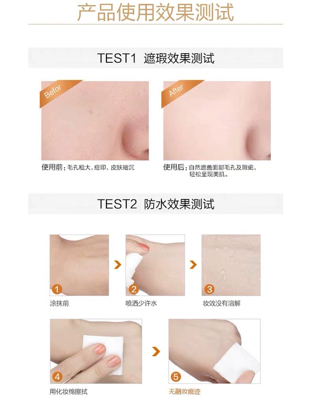 GOPAS Gaobaishi Luxury Cushion XI Xi Cream Cushion Beibei CC Cream BB Cream Che khuyết điểm Làm sáng Gao Boshi - Kem BB