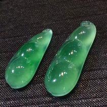 Cuiruchun high-end jade raw stone Taobao live design engraving custom pendant Safety pendant jade bracelet new