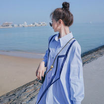 Temperament Maternity Nursing Shirt Dress Top Spring Summer 2021 Fashion Loose Long a-shaped jumpsuit