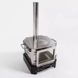 Черная однотонная звезда для банкета, мини-версия, уличная дровяная печь, походная плита для приготовления чая, домашний обогреватель, маленькая настольная печь для просмотра