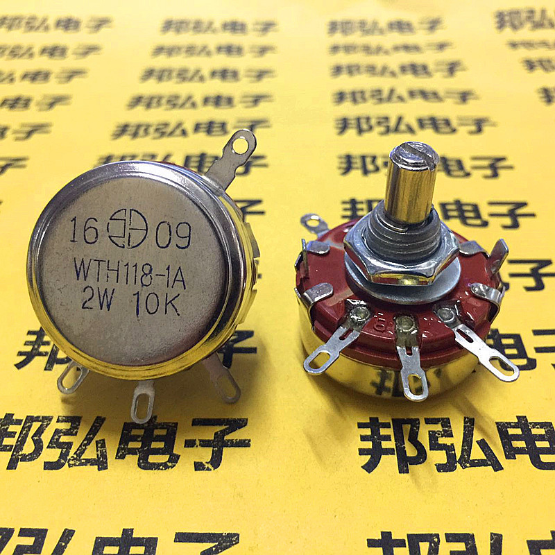 Banger WTH118-1A 2W single turn carbon film potentiometer 2K2 4K7 10K 100K 220K 330K 470K