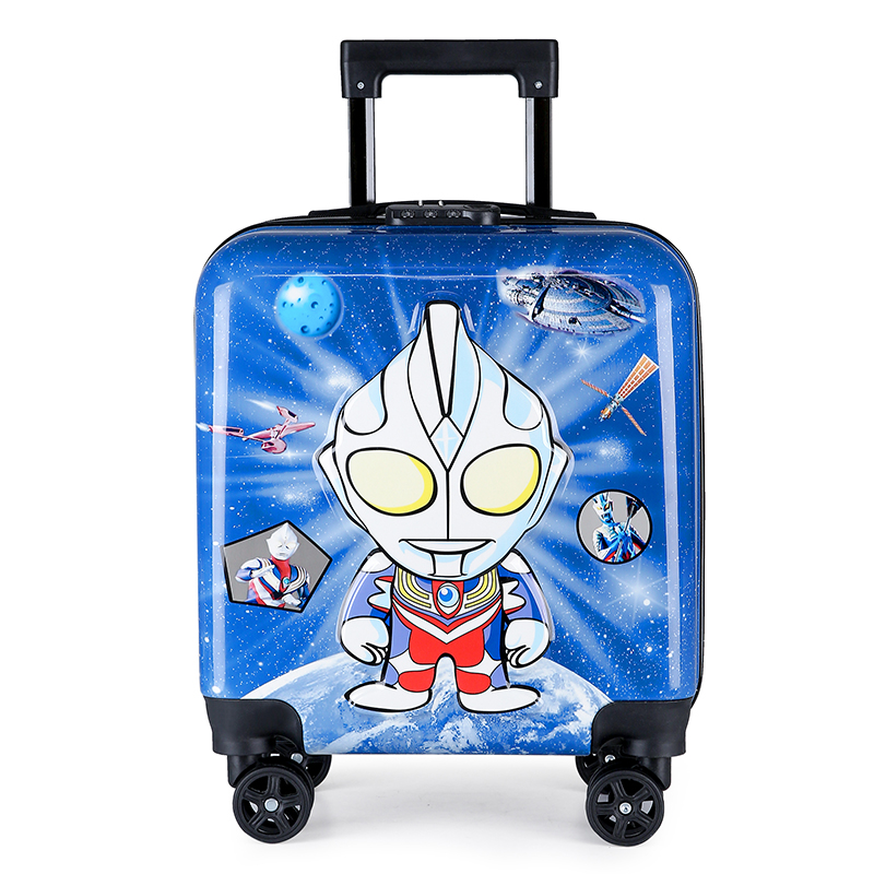 Child Suitcase Boy 18 Inch Toy Pull Bar Box Gas Car Leather Case Suitcase Multifunction Outdoor Suitcase-Taobao