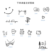 Shanyan handmade leather# cast lettering# standard font letter or number combination