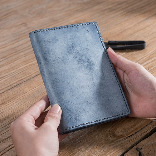 Набор материалов, сумка для паспорта для путешествий, «сделай сам», из натуральной кожи