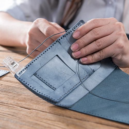 Набор материалов, сумка для паспорта для путешествий, «сделай сам», из натуральной кожи