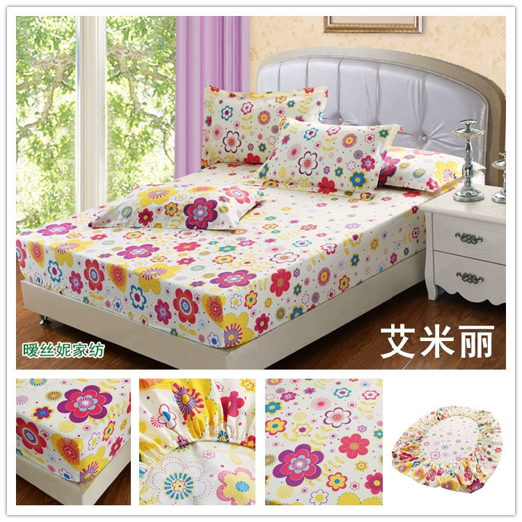 Tùy chỉnh bed giường cotton cotton mat mat nâu mỏng Tấm trải giường Simmons bảo vệ che trượt một vòng tròn lỏng lẻo gluten