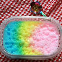 Iceberg you mud crispy mud mud mud cotton transparent rainbow cloud big box toy girl bubble non-toxic