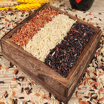 Bamar farmers tricolor brown rice red rice new rice coarse grain combined fitness low fat full germ rice 500g