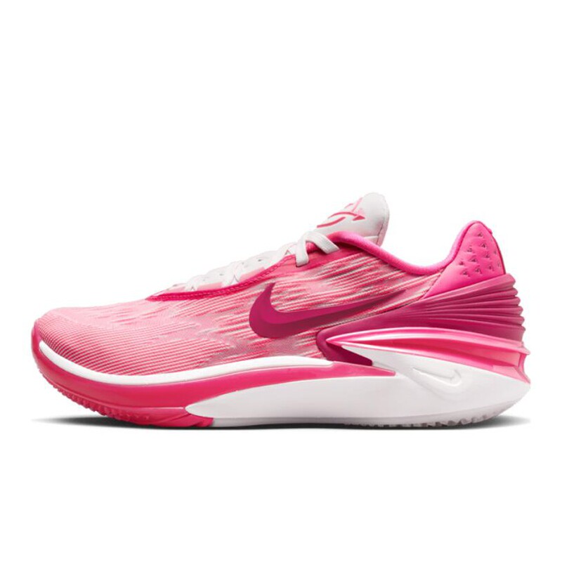 [Climbing] Nike Basketball Shoes, Synthetic Leather, Pink, Low-Top, All-Season, Durable, Practical