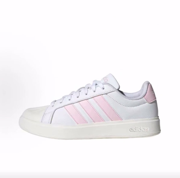 Adidas Streettalk Synthetic Leather Low-Top Sneakers for Women