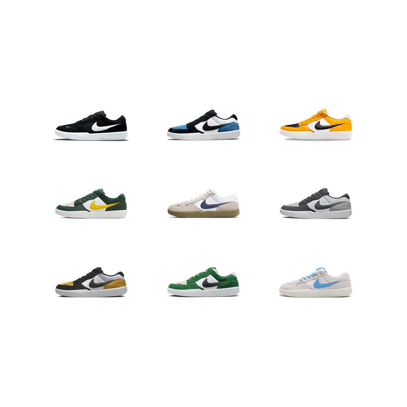 [Climbing] Nike Sb Force 58 Comfortable and Stylish Thin-Soled Non-Slip Wear-Resistant Low-Top Sneakers, Unisex