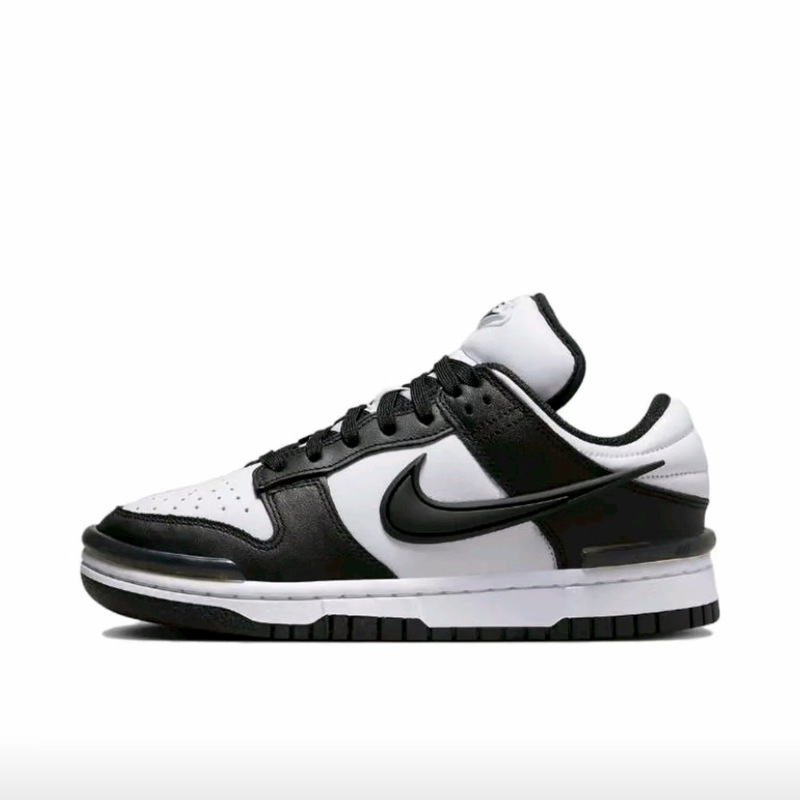 Nike Dunk Black and White Panda Color Low-Top Casual Sneakers for Women
