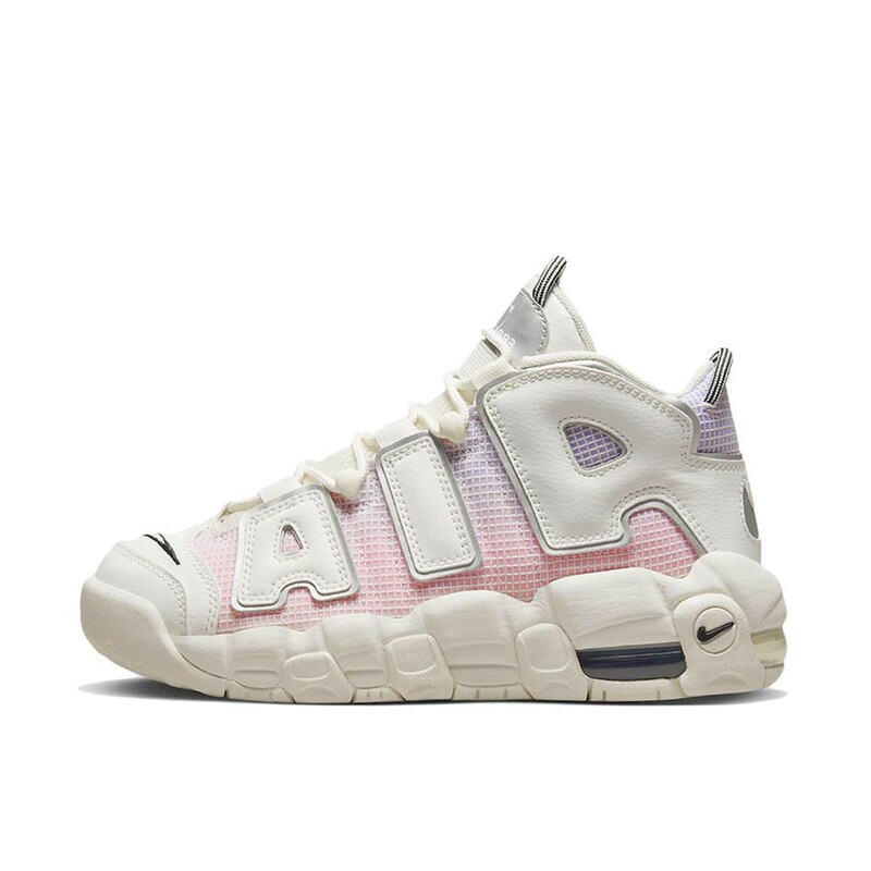 [Climbing] Nike Kidsren's Basketball Shoes, Mid-Top, Leather, Pink, Suitable for All Seasons