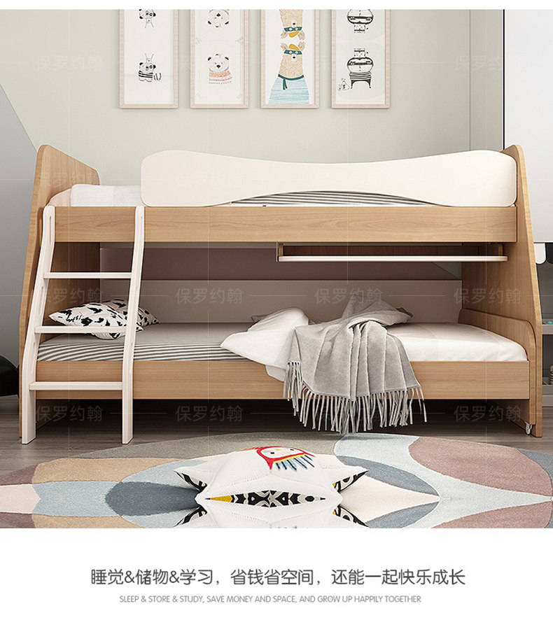 детские Кровать пол кровати высокая Bed_08.jpg.