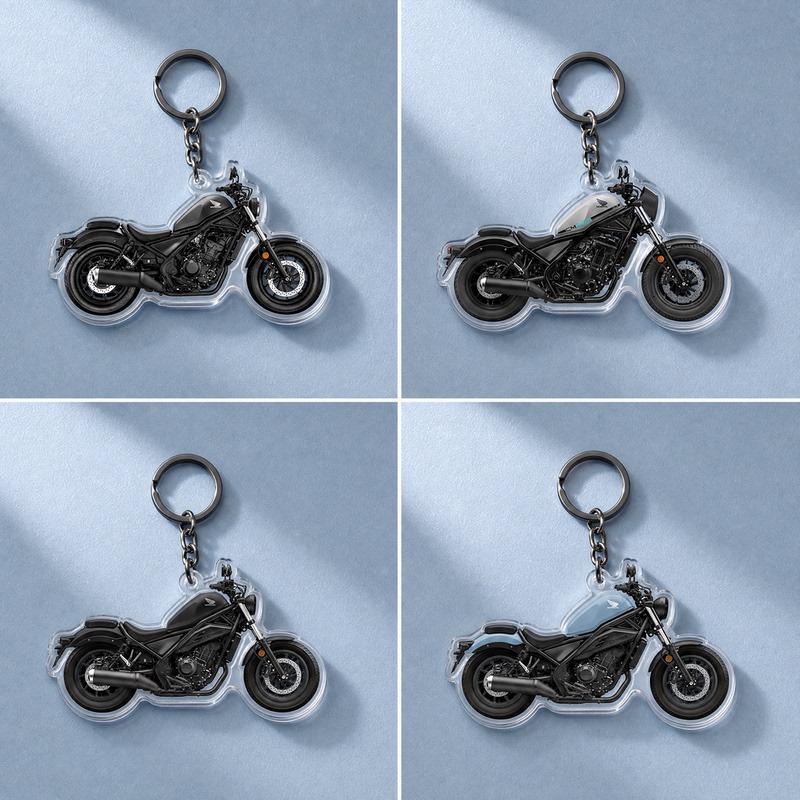 Suitable for Honda Honda Cm300 Motorcycle Modification Peripheral Acrylic Q-Version Keychain Key Shell Accessories Suitable for Honda Honda Cm300 Motorcycle Modification Peripheral Acrylic Q-Version Keychain Key Shell Accessories