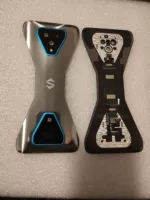 Стекло заднее Black Shark 3Pro (серое) оригинал в разобранном виде 95 новое с рамкой линзы