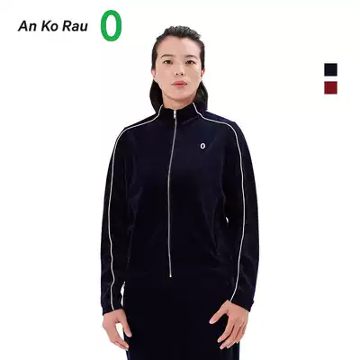 An Ko Rau Anoro zero vintage sports velvet insulation stand neck coat 0191JA04